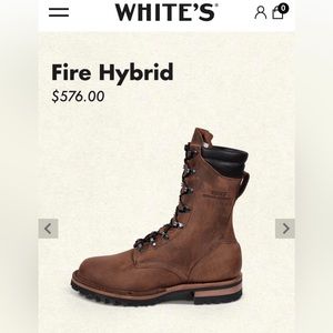 White’s Boots Fire Hybrid 10
